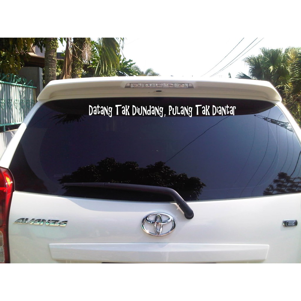 Sticker Mobil Cutting Vinyl Reflektif Mantra Jelangkung