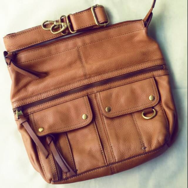 FOSSIL MORGAN Crossbody Slempang Original Full Leather / Tas Kulit asli fossil