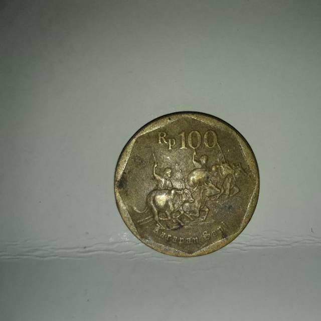 Uang logam lama Rp.100 Tahun 1996