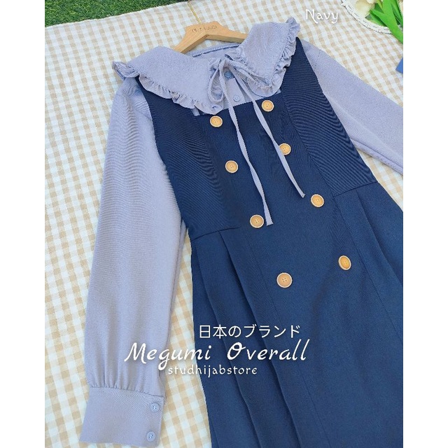 Megumi Blouse Kerah Sailor ala Korean Style by Studhijabstore