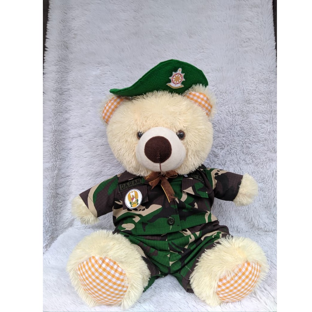 BONEKA PROFESI TNI | BERUANG BESAR | BONEKA TNI | HADIAH WISUDA | TNI AD | TNI AL | TNI AU | SIZE L