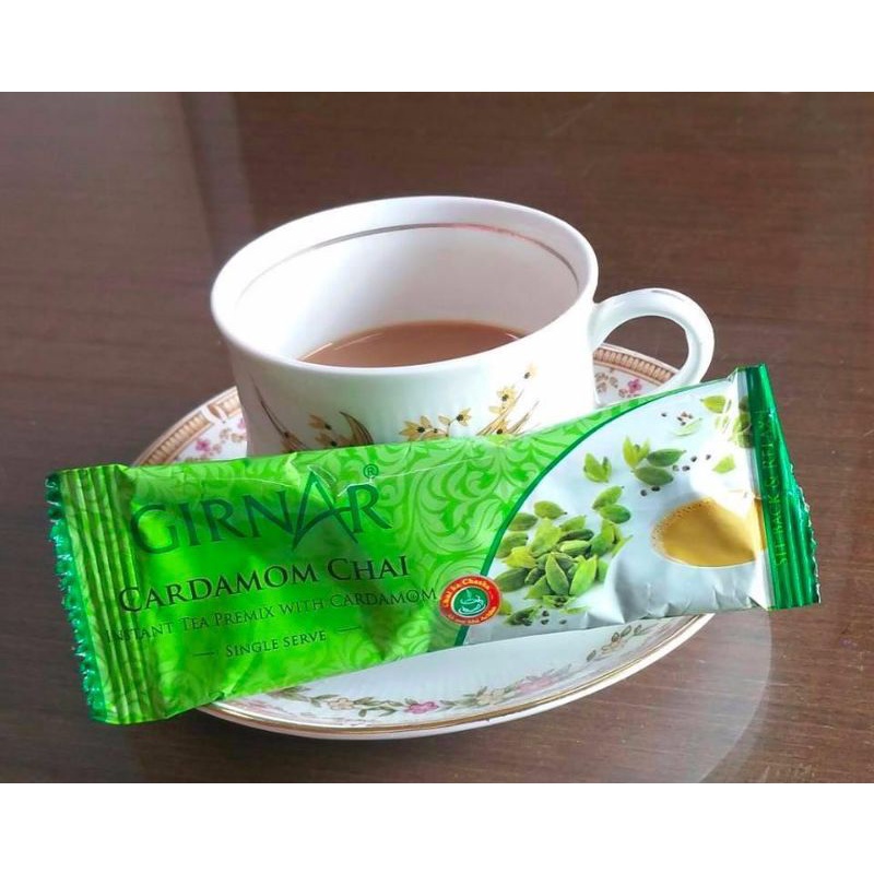 

Girnar - Cardamom Chai per Sachets | Tea Masala | Teh India | Minuman India