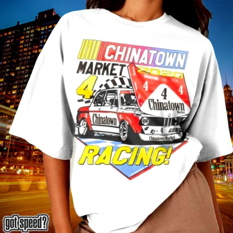 Nacar Racing Chinatown Market 4 Retro T-shirt/Kaos Nascar Chinatown Market 4 Racing Retro Unisex