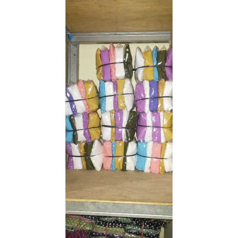 Mukena rayon polos renda besar