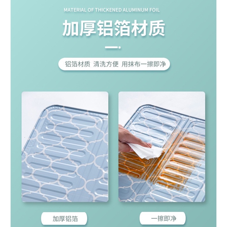 MOGYMOGY HL0340 Sekat Pelindung Kompor Anti Cipratan Minyak Anti Panas