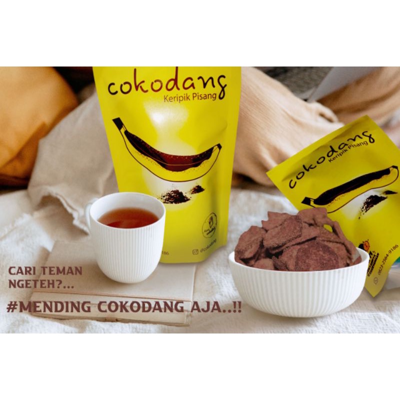 

COKODANG ( KRIPIK PISANG RASA COKLAT dan GREANTEA )
