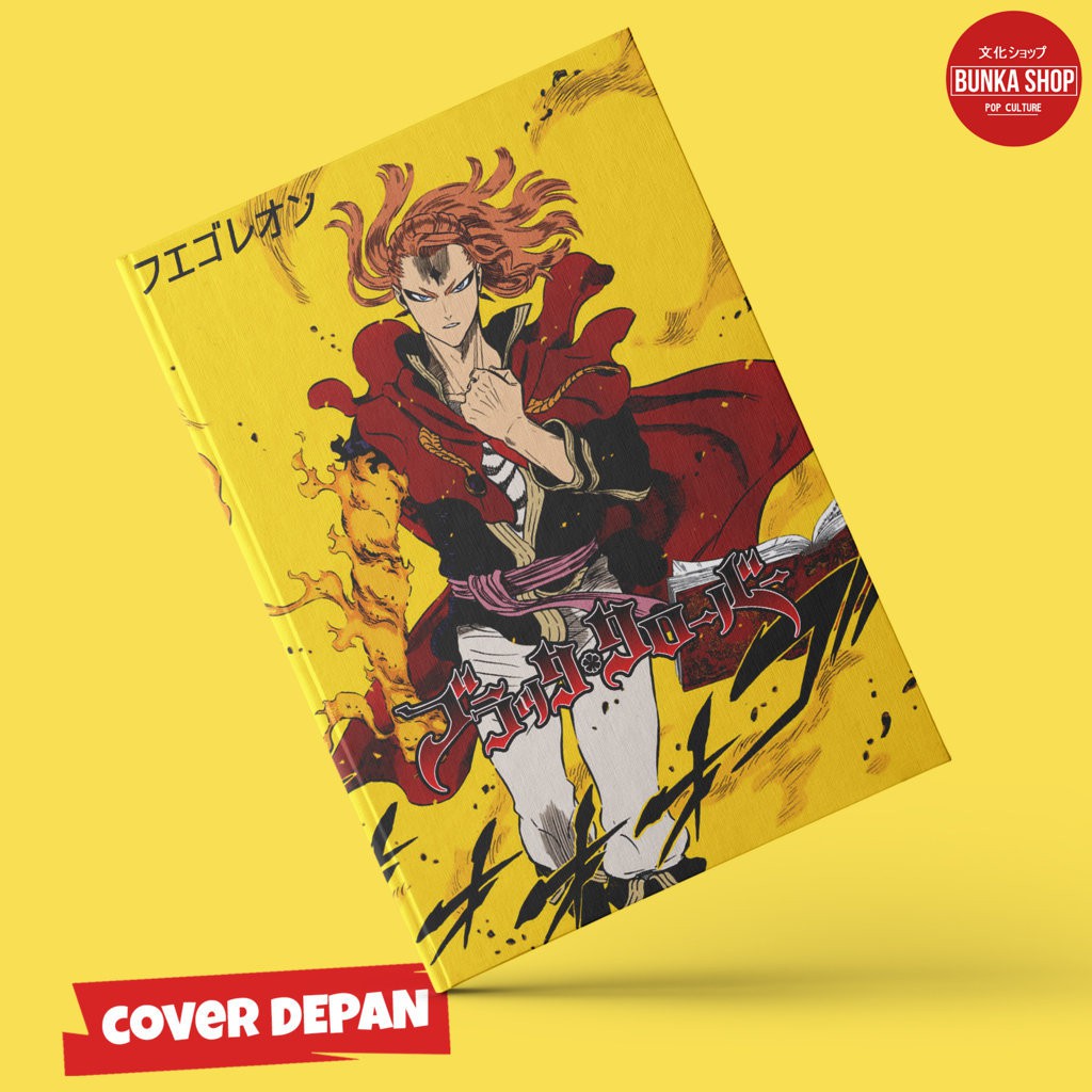 

Note Book Hardcover Anime Black Clover Fuegoleon Ukuran A5 Buku Tulis Catatan Murah Jurnal Agenda Planner Notebook Gift Couple