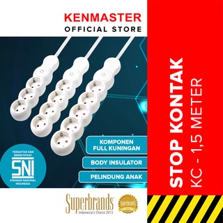 Kenmaster Stop Kontak KC - 03 04 Dan 05 KM (KTG POLY BAG)
