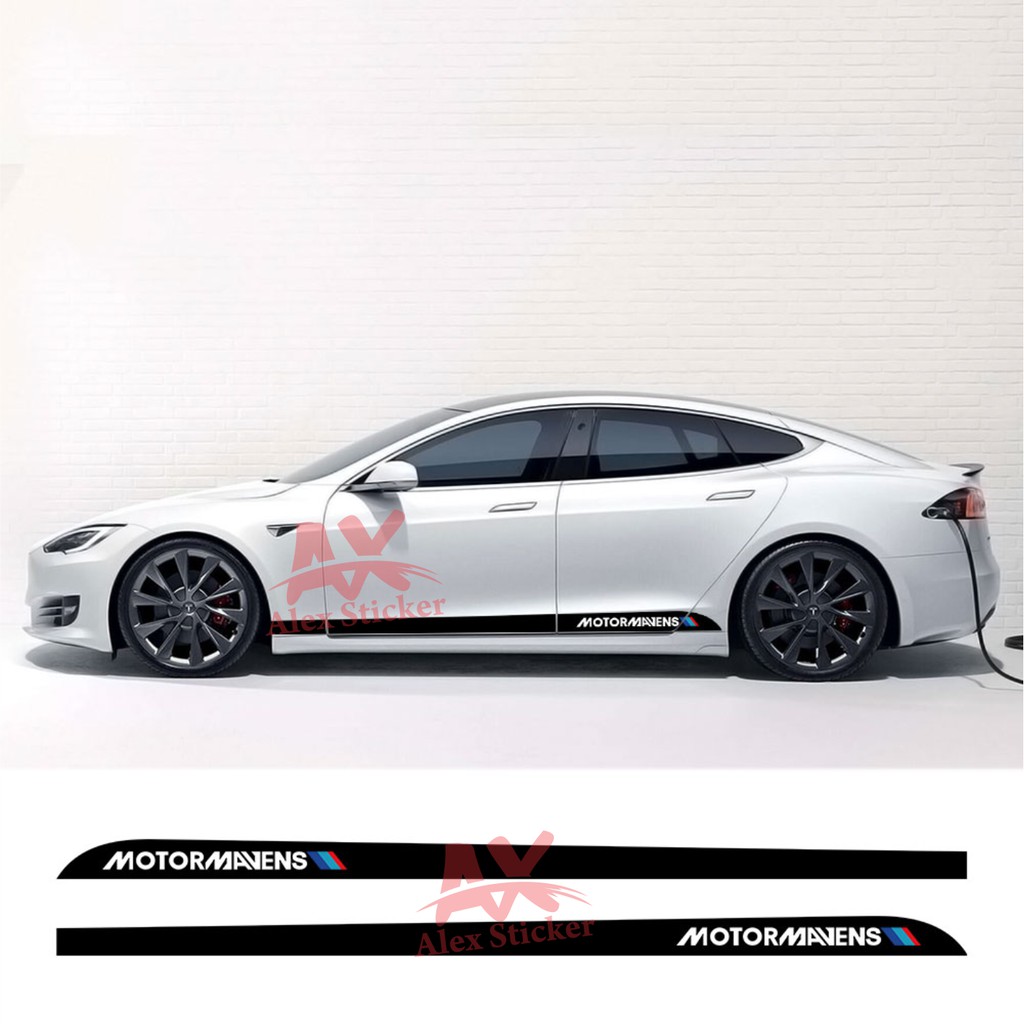 STIKER STICKER MOBIL TOYOTA SEDAN CUTING STIKER LIST BODI UNIVERSAL