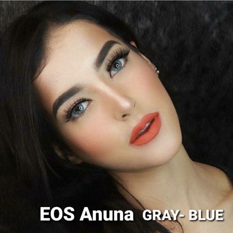 ORIGINAL Softlens EOS Anuna 3T 3 Tones Brown Gray Grey GrayGreen GreyGreen GrayBlue GreyBlu