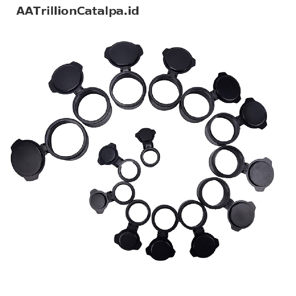 Aatrillioncatalpa 1pc Cover Lensa Senapan Model Flip Ukuran 25.4-57mm