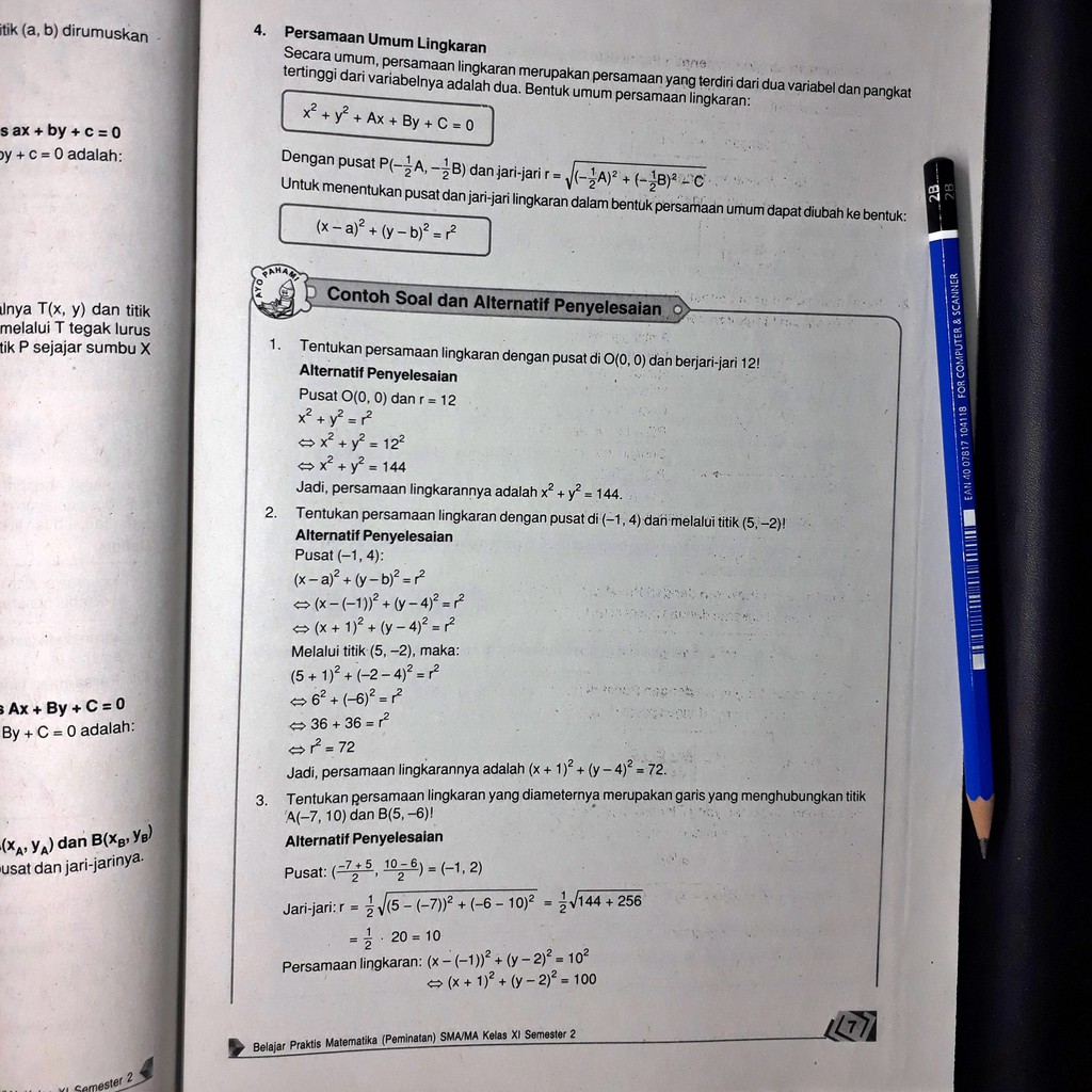 Lks Matematika Peminatan Sma Ma Kelas Xi 11 Semester 2 Viva