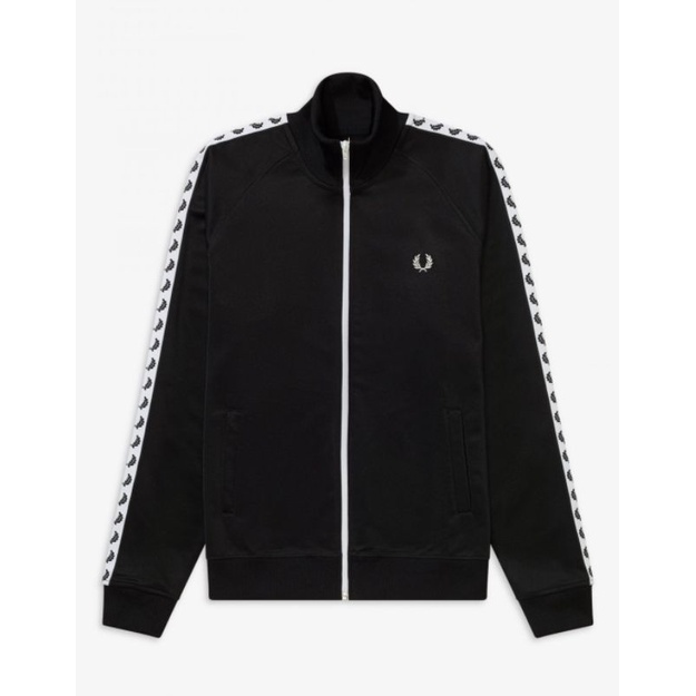 Tracktop fred perry taped Original bnwt Black