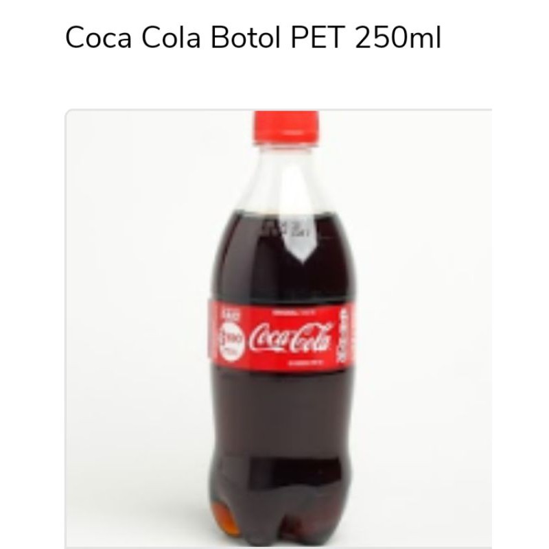 

Coca Cola botol 250 ml