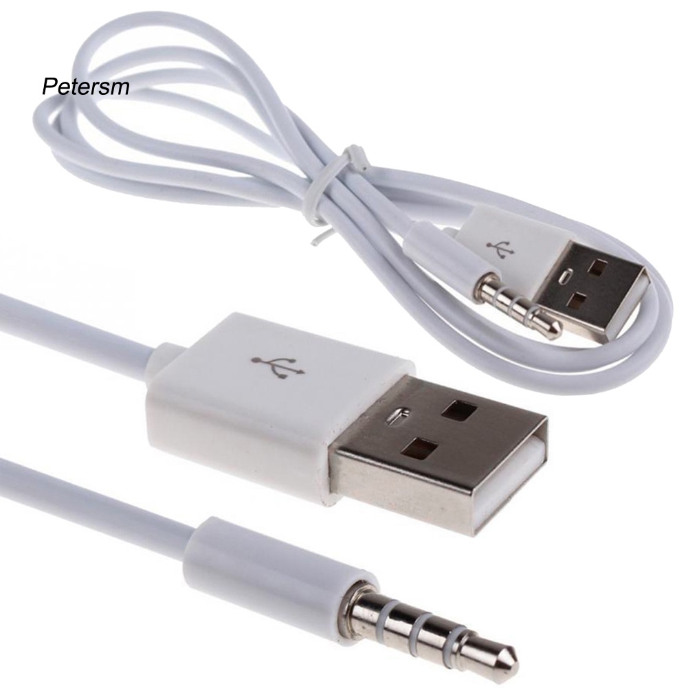 (Pt) Kabel Audio Aux 3.5mm Usb 2.0 Male Untuk Mp3 / 4 Vc591 P12