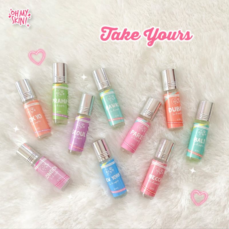 Eau De Parfume by Oh my skin Minyak Wangi | EDP 6ml Oh My Skin