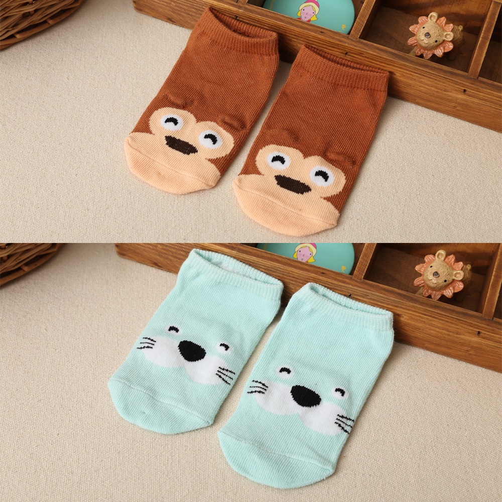 Ivorybaby 3D motif hewan kaos kaki bayi pendek kaus kaki anak