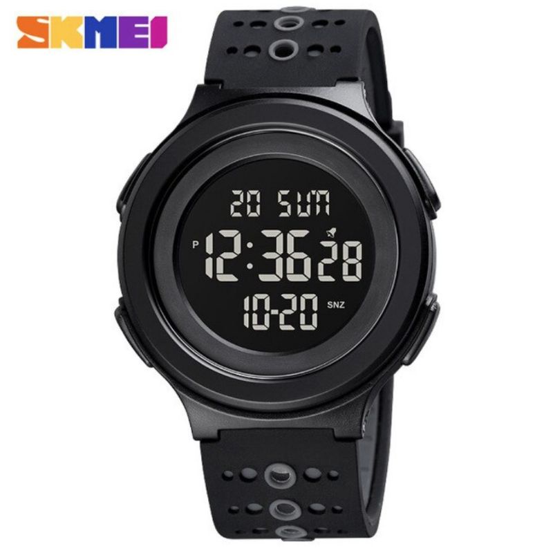 SKMEI jam tangan digital pria sport 1733 LED hitam