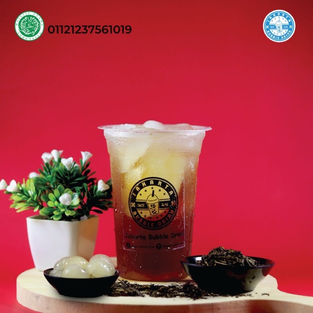 

BUBUK MINUMAN LYCHEE TEA 1 KG / SERBUK MINUMAN RASA LECI TEA / POWDER