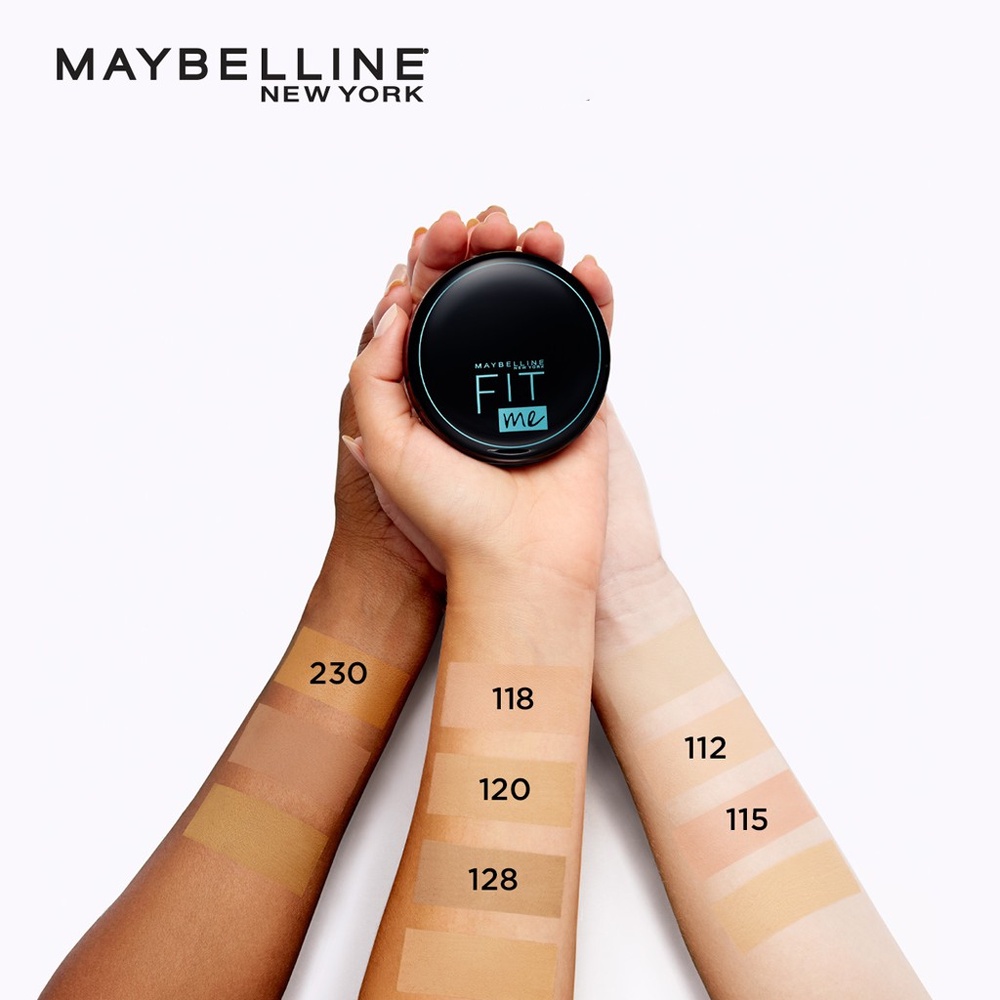 ❤ BELIA ❤ Maybelline Fit Me Series Matte + Poreless Foundation Pump | Compact Powder 12H SPF