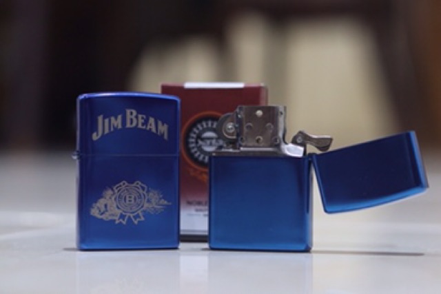 Korek Zippo Blue RJ690 Korek zippo motif Blue Ice BISA COD