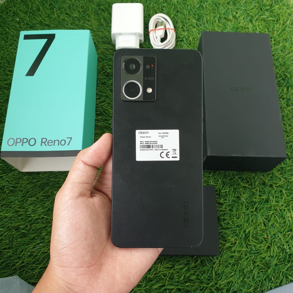 OPPO RENO 7 4G SECOND 8/256 GB HP SECOND HANDPHONE SECOND HP SEKEN HP BEKAS HP MURAH