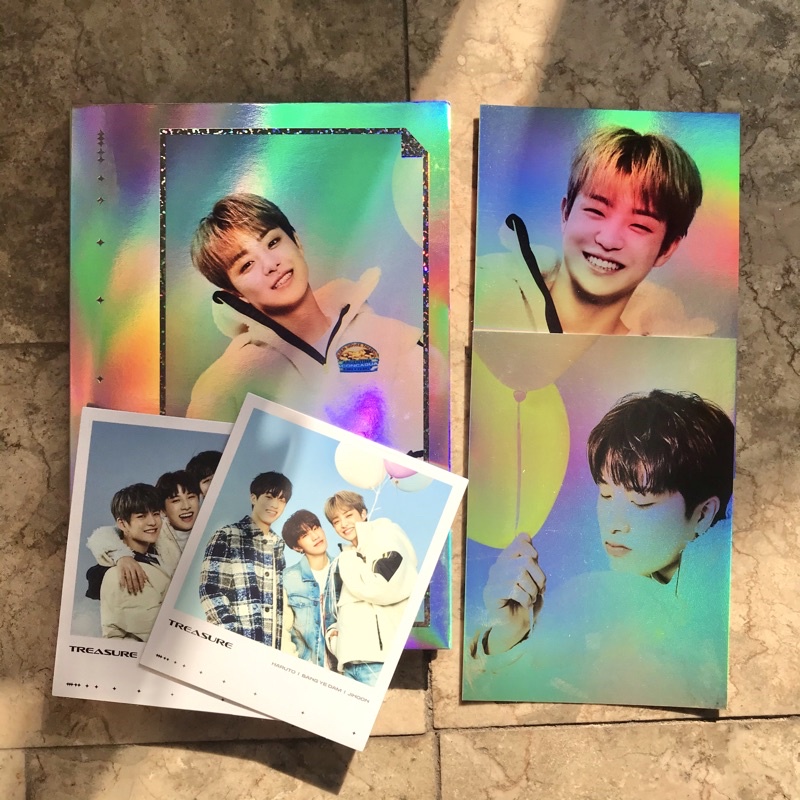 file folder postcard polaroid group unit jihoon junghwan haruto yedam yoshi full album my treasure