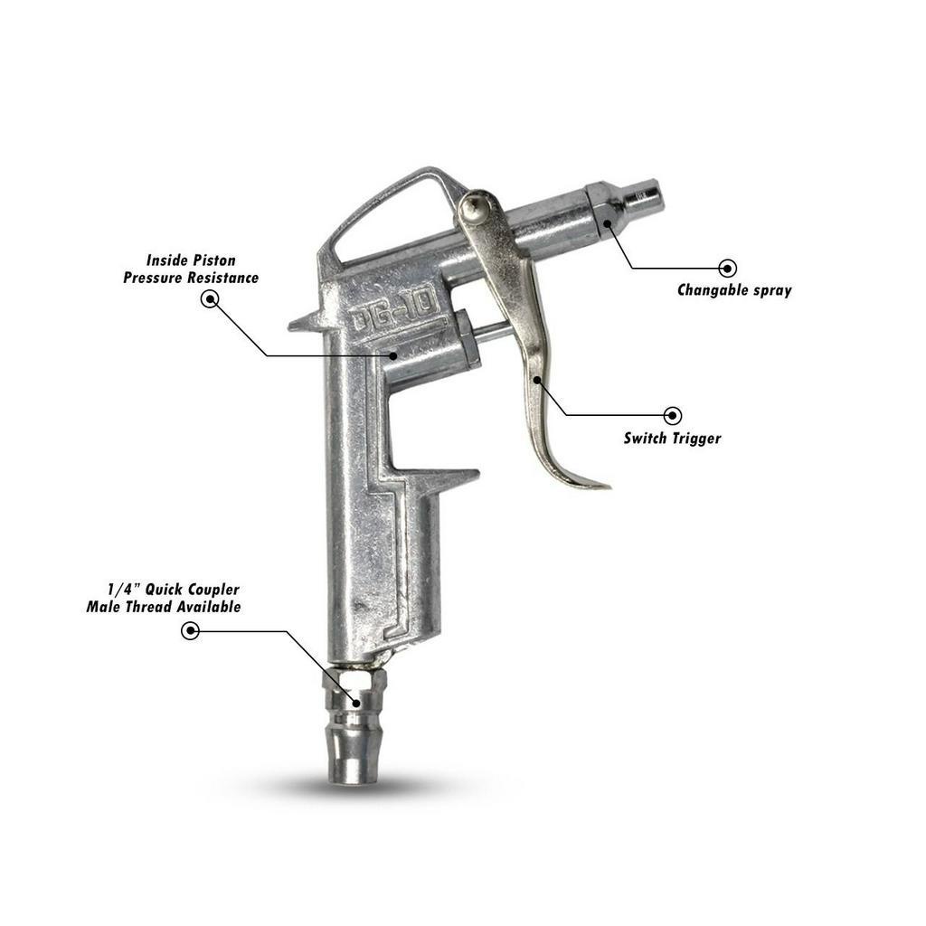 Air Duster YUKIDO/ Semprotan Angin Kompresor Air Duster Coupler DG 10 Semprotan Angin Debu Kompresor AIR CHUCK AIR BLOW GUN PEMBERSIH DEBU PENGISI ANGIN BAN