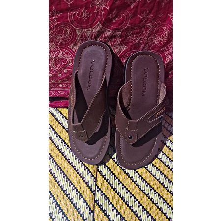 Sandal jepit kulit VOLCOM PRIA dan WANITA COD