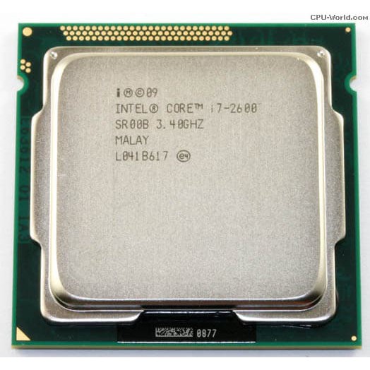 PROCESSOR INTEL CORE I7 2600 (3.4Ghz) TRAY + FAN LGA1155