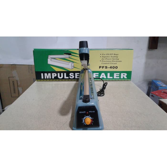 AS Impulse Sealer PFS-400 Alat Press PRES Las Plastik Body Besi 40cm