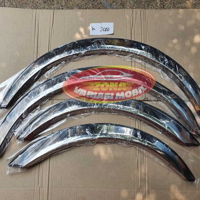 List atas Roda / Fender Trim / Fender Kijang New Kapsul 2000 2001 2003 2004 Stainless