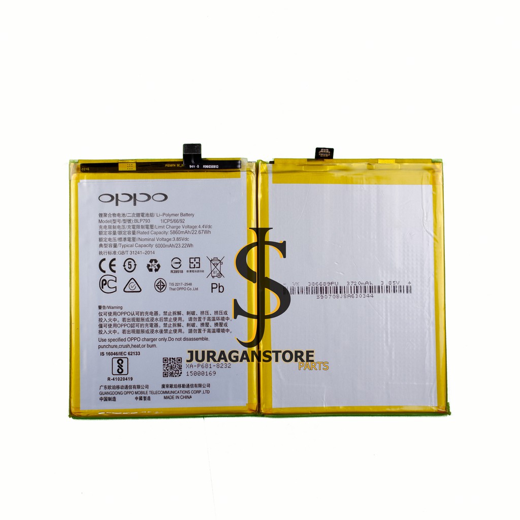 BATERAI BATTERY BATRE REALME C12 REALME C15 BLP793 ORIGINAL