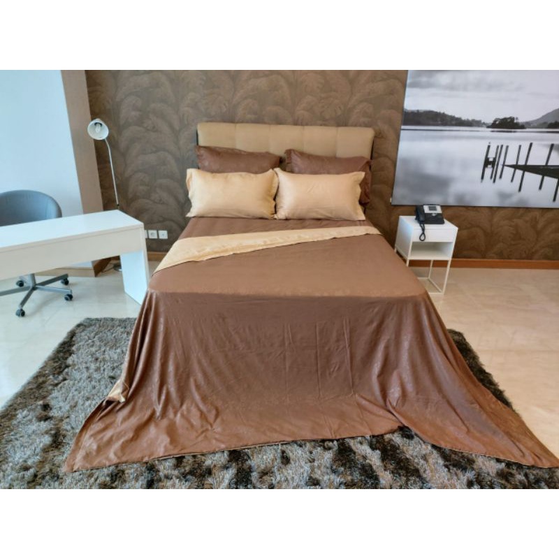 DREAMLINE LINEN BEDCOVER SET SPREI UK 160X200