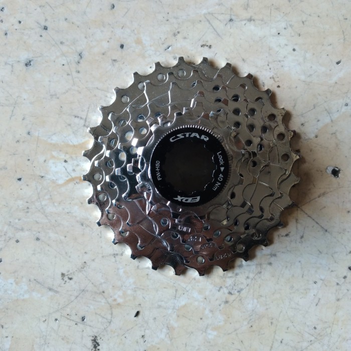 SPROCKET/FREEWHEEL CSTAR 7SPEED/7 SPEED FW-H50 12-28T SILVER CASSETTE
