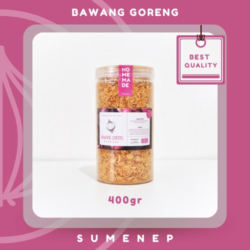 

Bawang Goreng Sumenep 350g (Home Made)