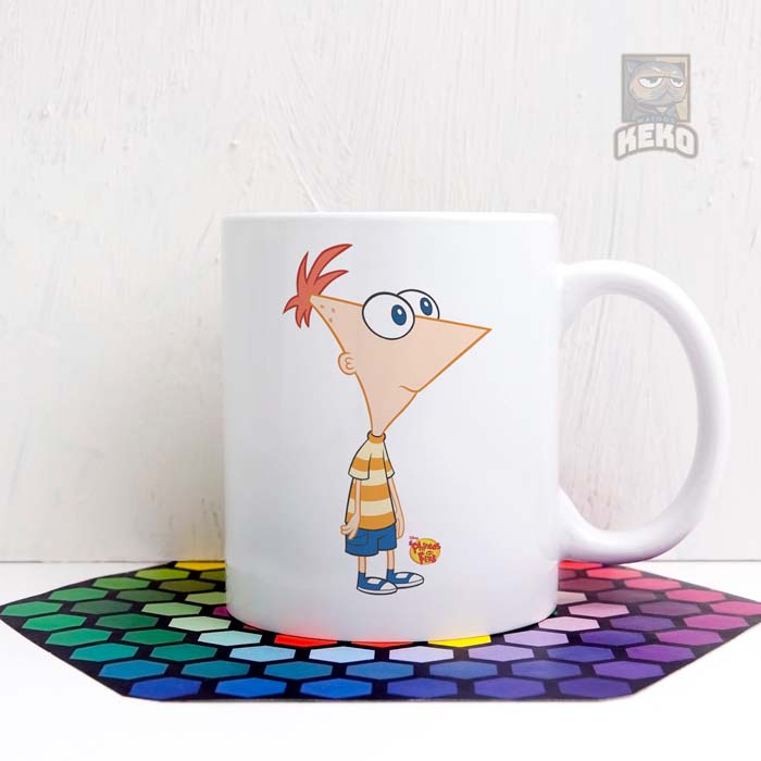 Mug Keramik Phineas and Ferb Standing
