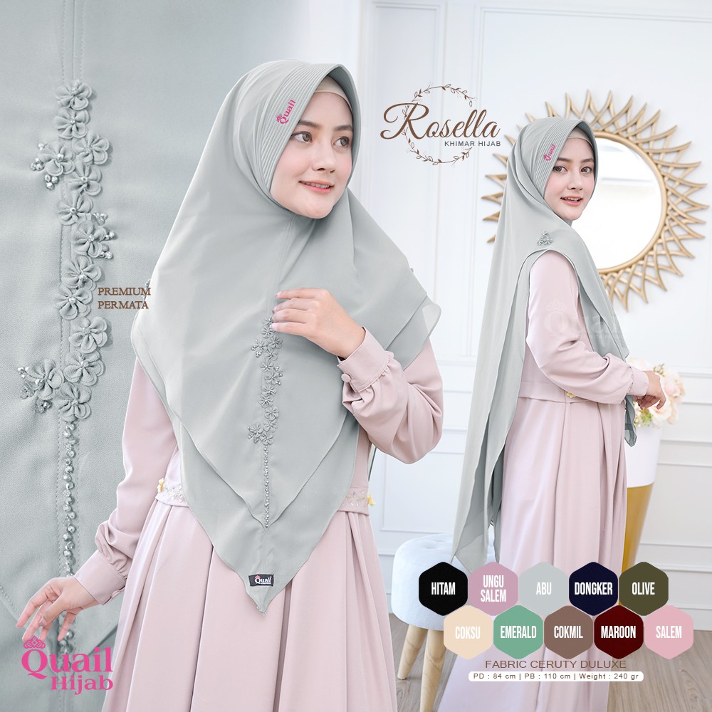 Khimar Rosella Ori Quail Hijab