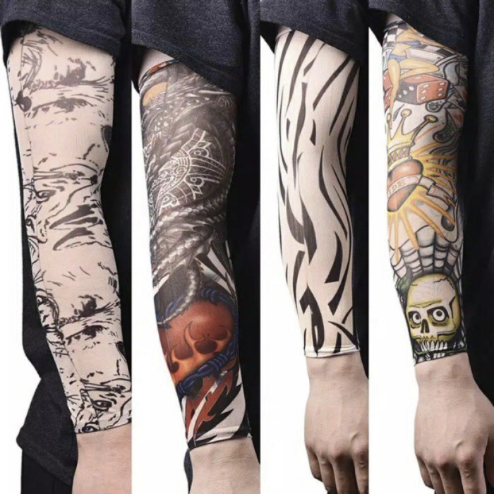 Menset Pelindung Lengan Motif Tatoo Arm sleeve Manset