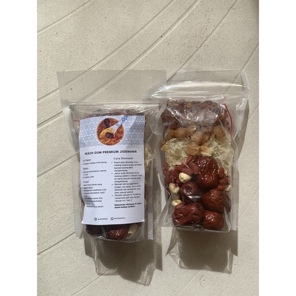 

Rempah Peach Gum Premium Jioemama