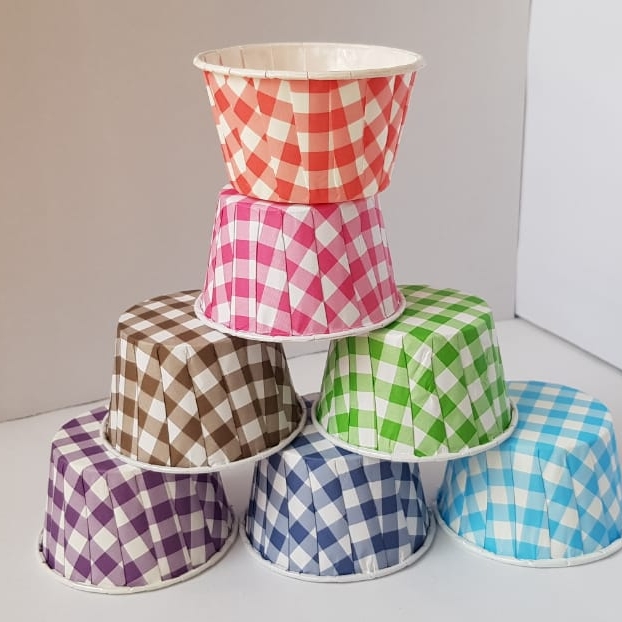 

MURAH Kertas cupcake 100 PC lapis laminating bake case import MOMMA KTK