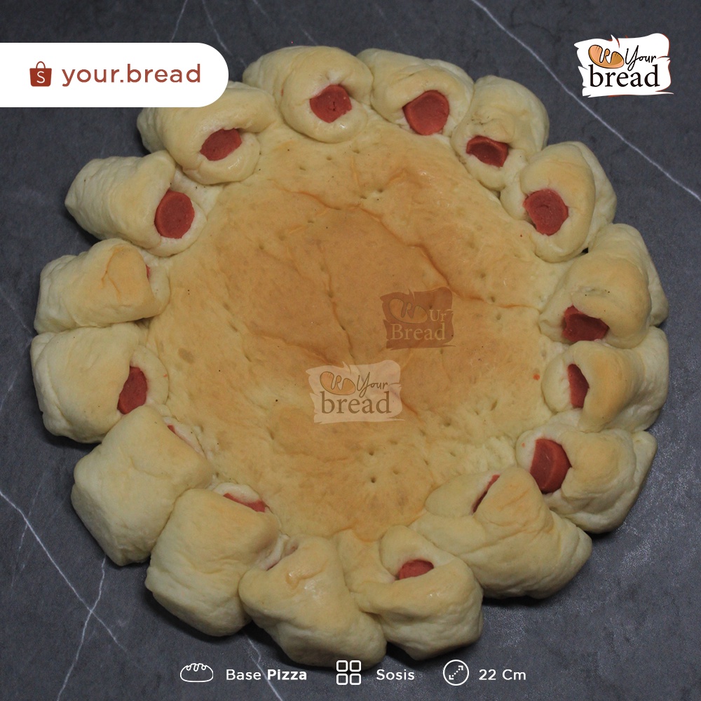 

Roti Pizza Sosis Original Ukuran 22cm | Base Pizza Sosis Original 22cm