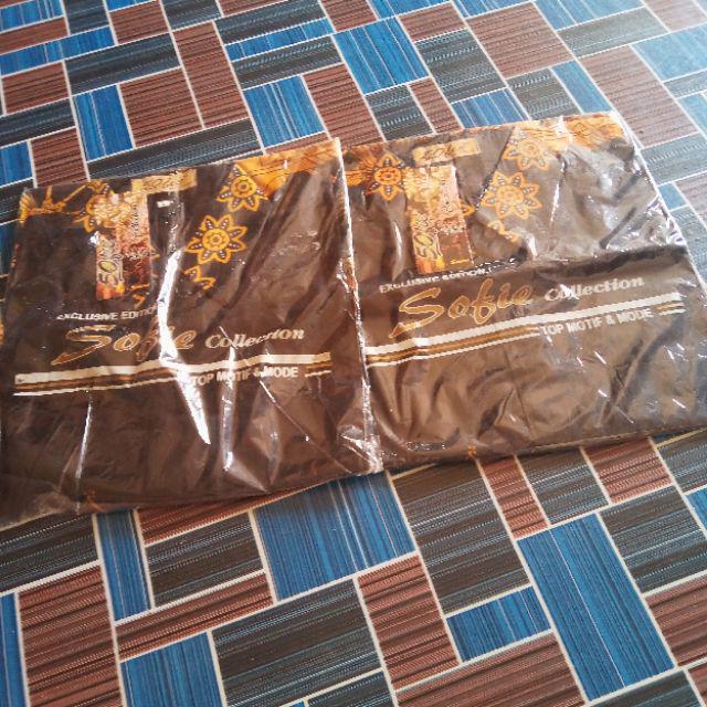 Model Kemeja Baju Batik Pekalongan Baju Batik Modern Hem Batik Pria Motif Arjuna Orange