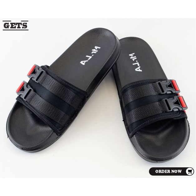 sandal slide pria casual hiking sandal slip on cowok sandal model terbaru