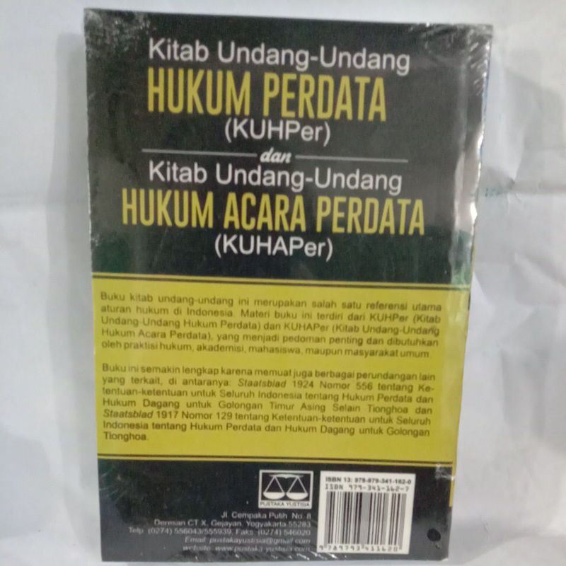 Buku KITAB UNDANG-UNDANG HUKUM PERDATA DAN KITAB UNDANG-UNDANG HUKUM ACARA PERDATA-2