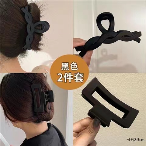 IFYOU Jepit Rambut Bentuk Kotak Warna-Warni Bahan Akrilik Gaya Korea Untuk Wanita