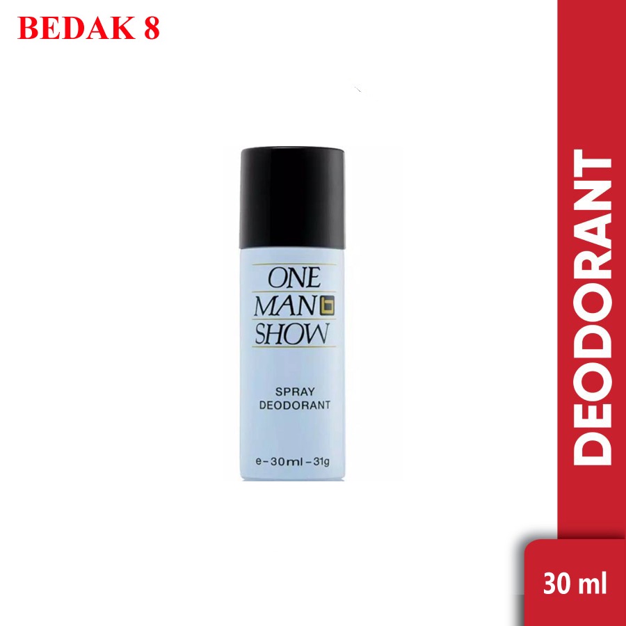 ONE MAN SHOW DEODORANT SPRAY 30 ML PUTIH