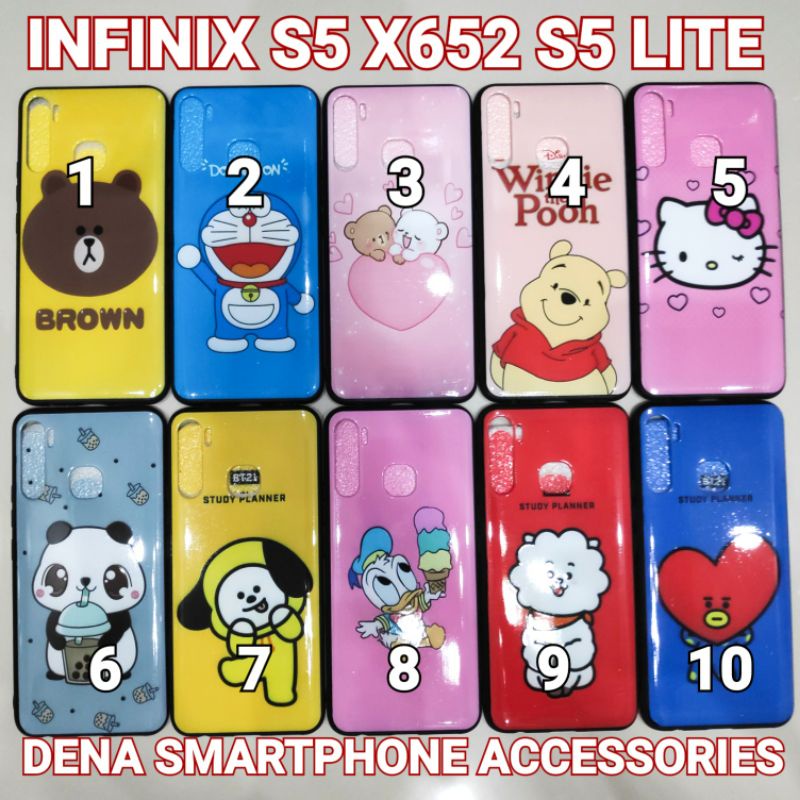 Soft Case Infinix S5 Lite Infinix S5 X652 Motif Gambar Kartun Animasi Lucu