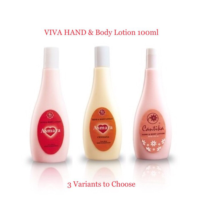 ☘️ CHAROZA ☘️ VIVA Hand Body Lotion 100ml / Cantika / Asmara / Cendana