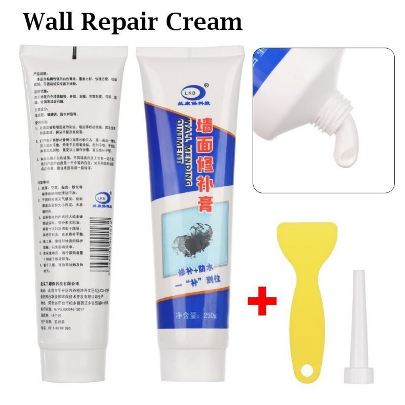 Dempul Tembok Instant Magic Cream Dinding Wall Repair Cream Interior Dinding